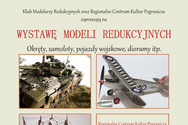 Wystawa modeli redukcyjnych - zaproszenie