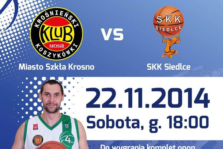 Miasto Szkła Krosno - SKK Siedlce - zapowiedź