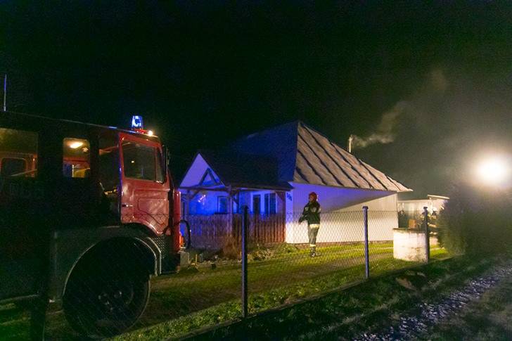 Pożar domu w Kopytowej