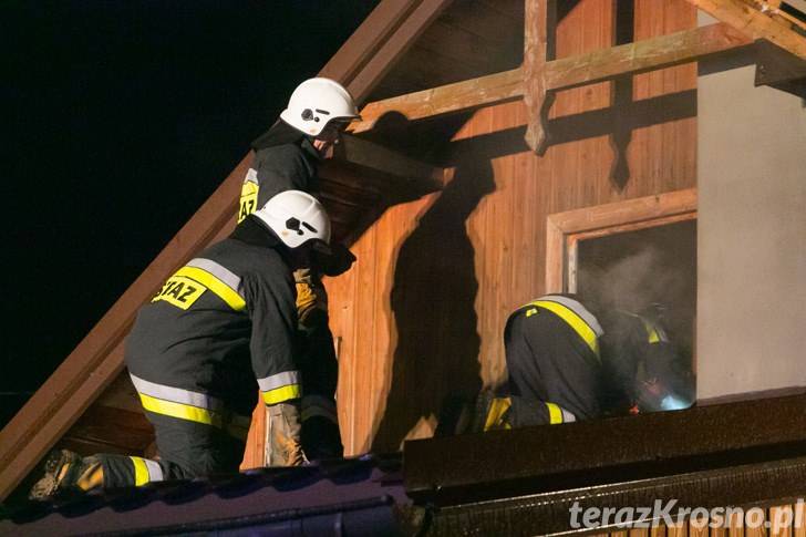 Pożar domu we Wrocance