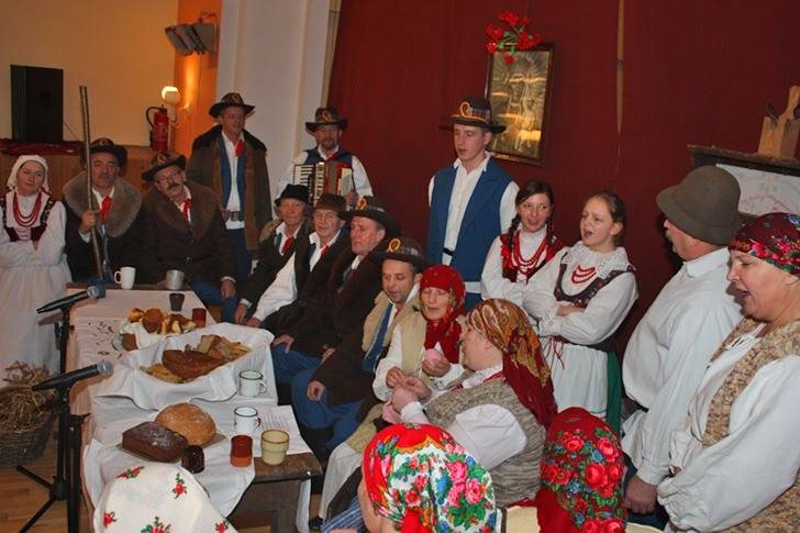 Spotkanie opłatkowe dla osób starszych i samotnych w Korczynie