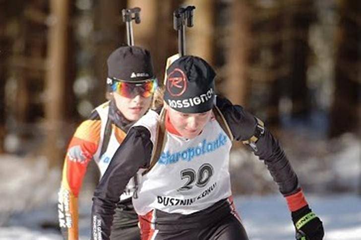 Kamila Cichoń na podium Baltic Biathlon Cup