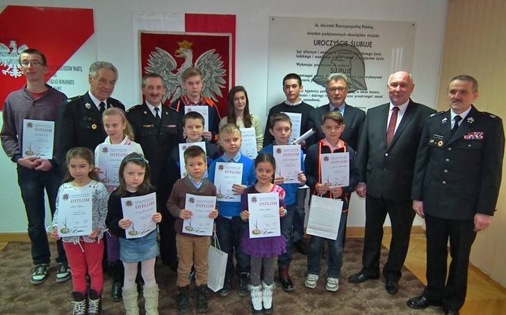 Namalowali, jak zapobiegać pożarom