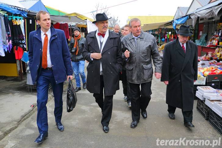 Janusz Korwin-Mikke z wizytą w Krośnie i Iwoniczu-Zdroju