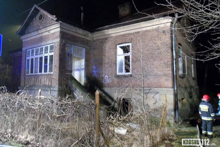 Pożar w pustostanie