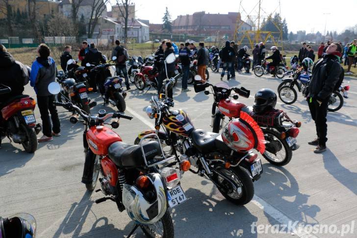 Krosno. Moto-Marzanna na przywitanie wiosny