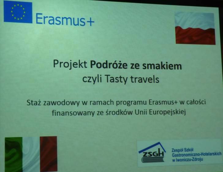 Uczniowie iwonickiego Gastronomika wyjadą na staże do Hiszpanii i Włoch