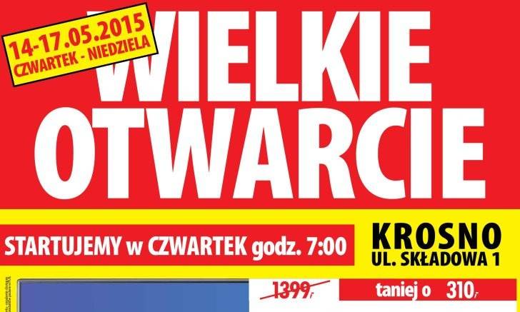 Media Expert otwiera kolejny elektromarket w Krośnie