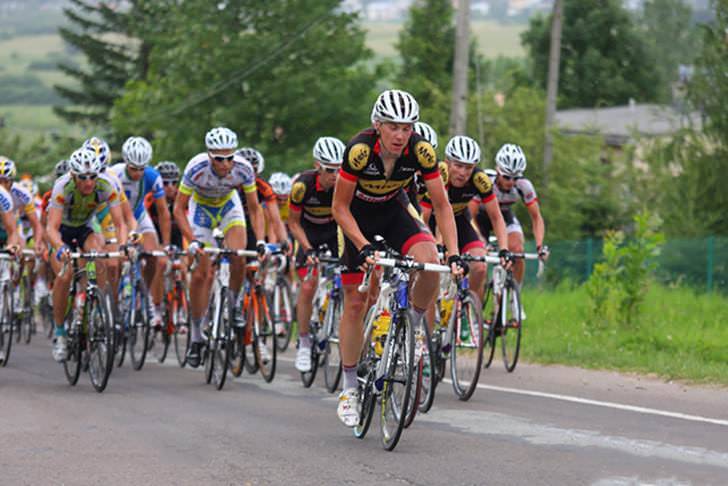Wyścig Solidarności i Olimpijczyków. Meta w Krośnie