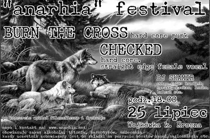 Koncert Checked i Burn the Cross w Wojkówce