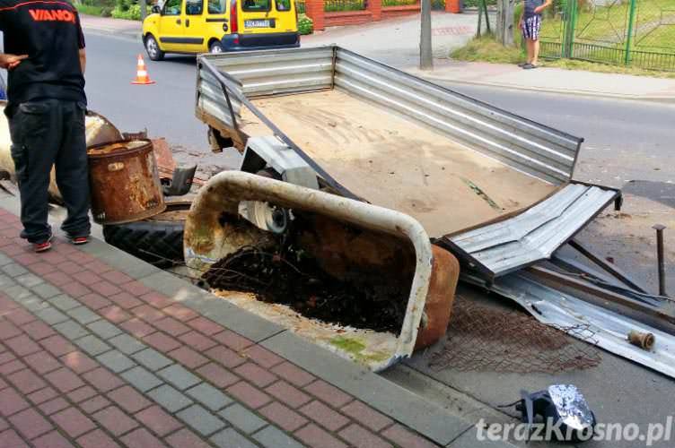 Przyczepa odczepiła się w trakcie jazdy