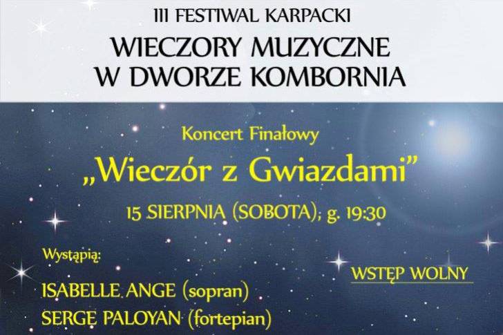 Wieczór z Gwiazdami w Dworze Kombornia
