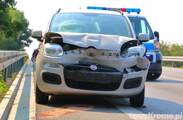 Zderzenie w Krośnie. Klasyczne najechanie