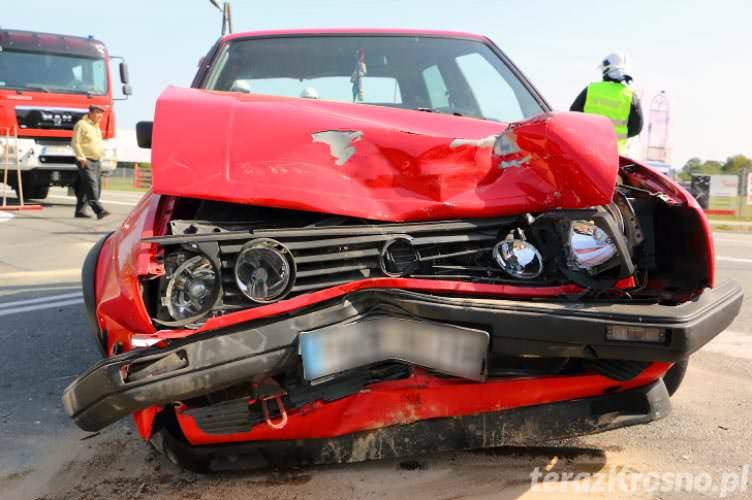 Wymusił pierwszeństwo. Kolizja w Rogach