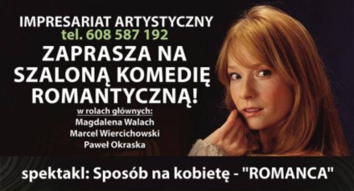Spektakl "Sposób na kobietę" w RCKP. Wygraj bilet