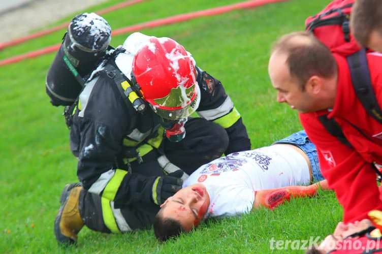 Krosno / Jedlicze: Ćwiczenia służb ratunkowych 