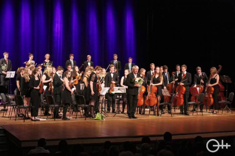 Młodzi niemieccy muzycy w Krośnie