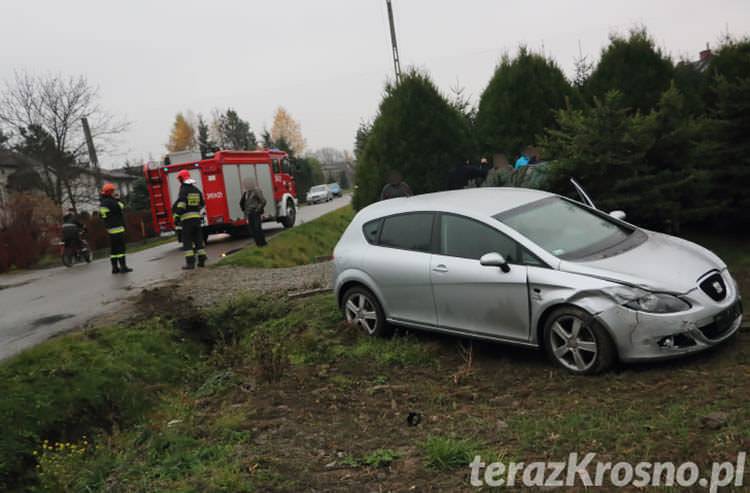 Jeden skręcał, drugi wyprzedzał. Kolizja w Jedliczu