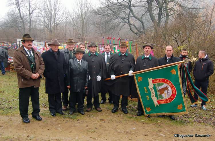 Święto myśliwych w Hucie Polańskiej koła Zacisze z Krosna