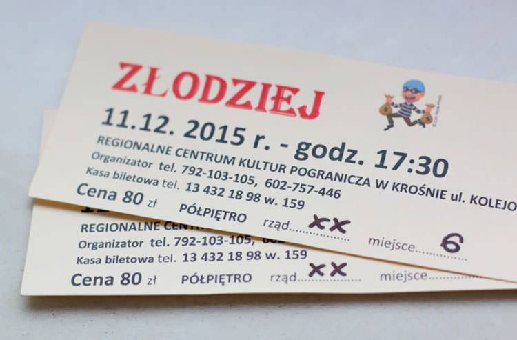 Wygraj bilet na spektakl Złodziej !