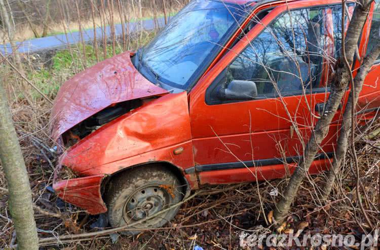 Nie zapanowała nad kierownicą