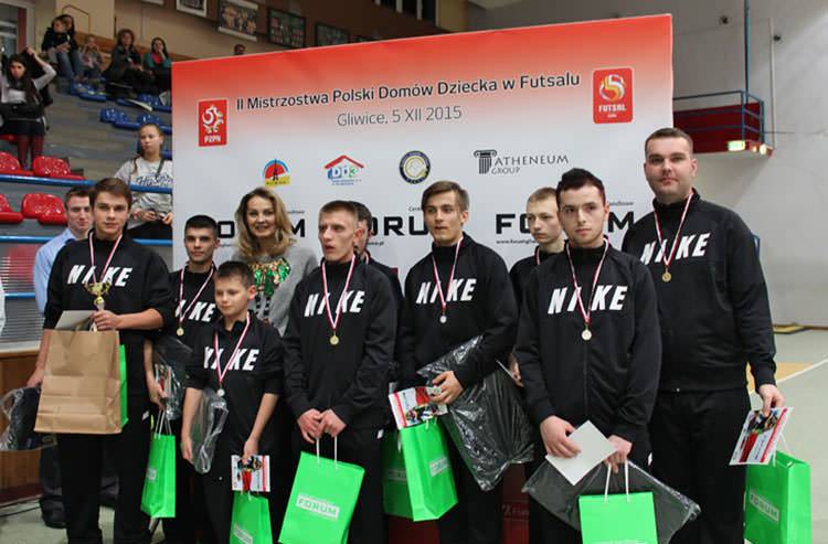 V miejsce Domu Dziecka w Długiem na II Mistrzostwach Polski w futsalu