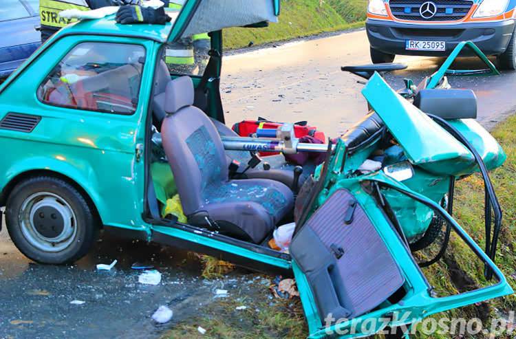 W szpitalu zmarła ofiara wypadku w Krośnie