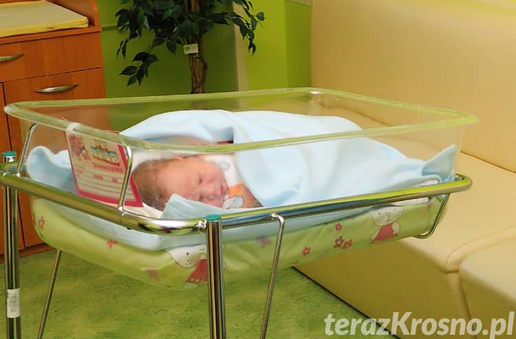 Poznajcie Ignacego. To pierwsze dziecko urodzone w 2016 roku w krośnieńskim szpitalu