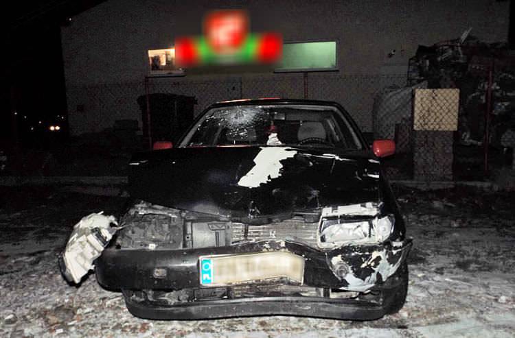 Zderzenie trzech samochodów w Rymanowie