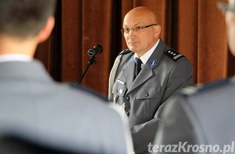 Zmiany w krośnieńskiej policji. Komendant Adam Pietrzkiewicz odchodzi na emeryturę