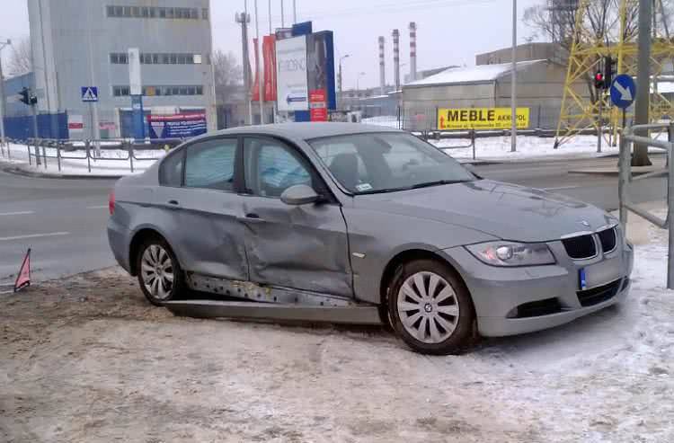 BMW wymusiło pierwszeństwo
