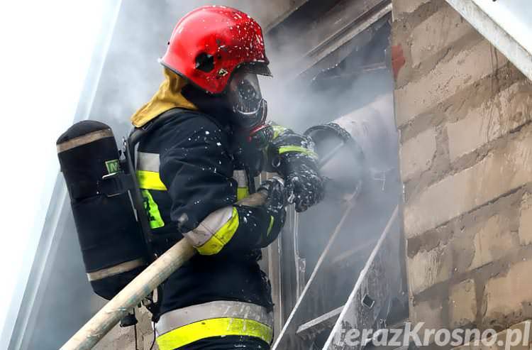 Pożar i wybuch w Lubatówce