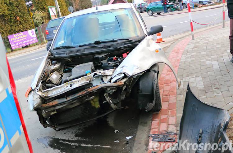 Wymusiła pierwszeństwo. Kolizja w Pustynach