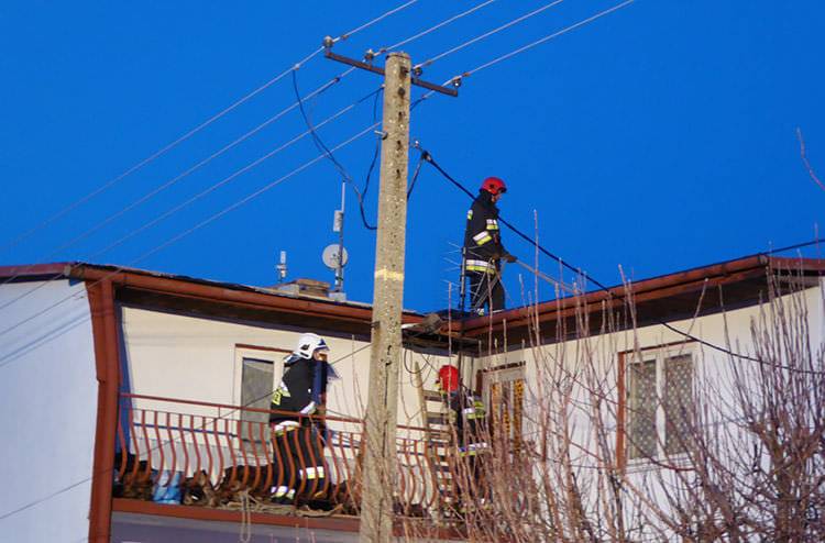 Podsumowanie wietrznej soboty i niedzieli. Strażacy interweniowali 22 razy