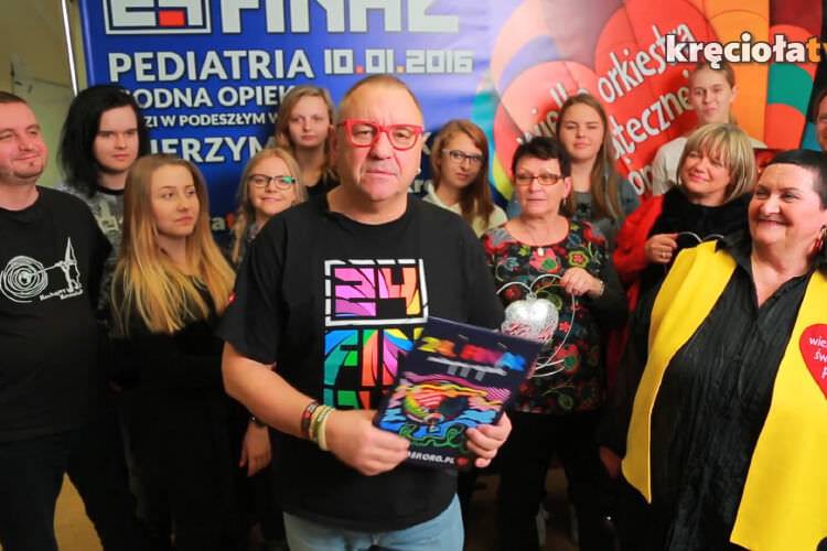 Krośnieński sztab WOŚP gościł u Owsiaka