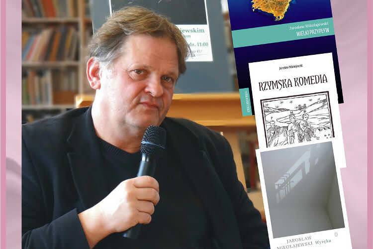 Poeta, tłumacz i dziennikarz... Jarosław Mikołajewski w Krośnieńskiej Bibliotece