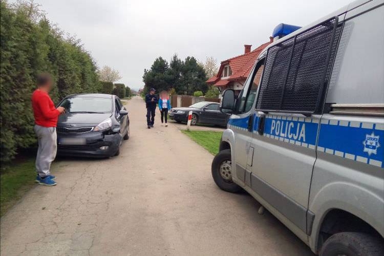 Korczyna. Kolizja na Dobrej