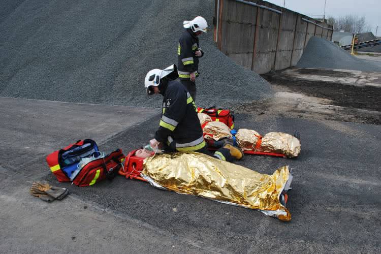 Strażacy ćwiczyli w Pustynach