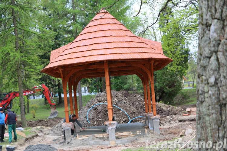 W Rymanowie-Zdroju powstaje mini tężnia solankowa