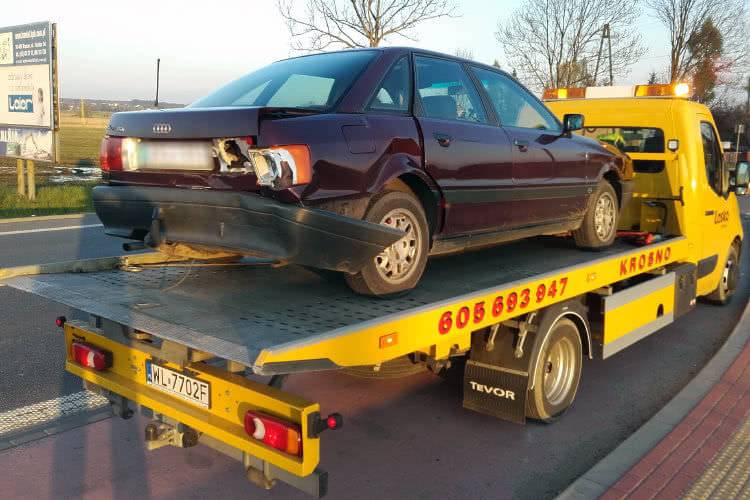 Kolizja na Bieszczadzkiej