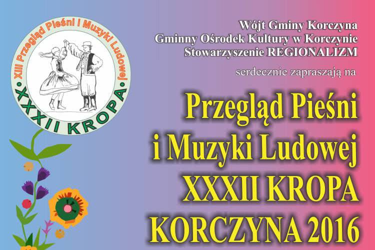 W niedzielę XXXII KROPA w Korczynie