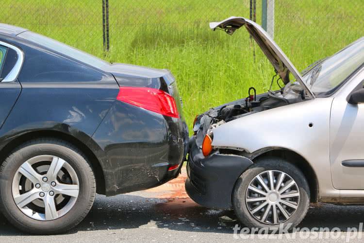 W Krośnie zderzyły się trzy samochody