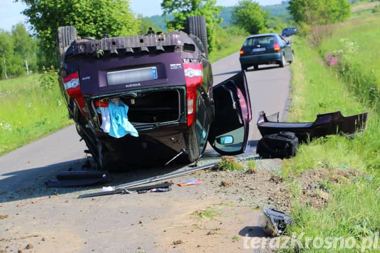 Volvo dachowało w Bóbrce