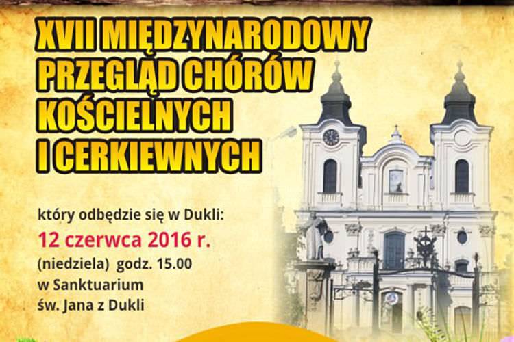 XVII Międzynarodowy Przegląd Chórów Kościelnych i Cerkiewnych - zaproszenie