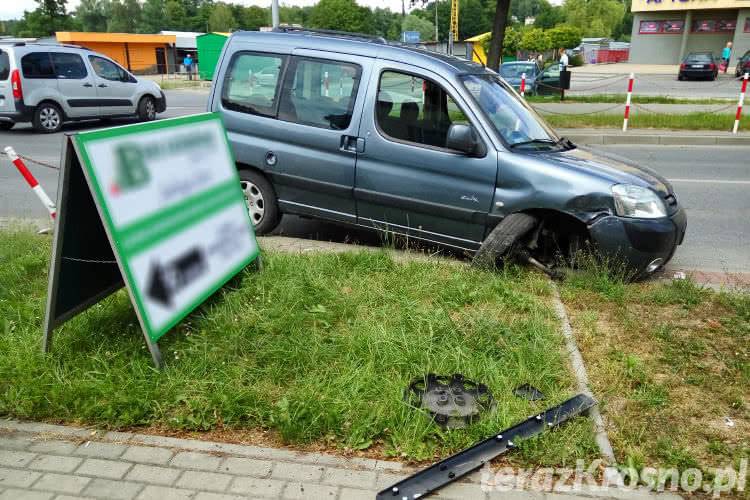 Kolizja przy Galerii Elijot