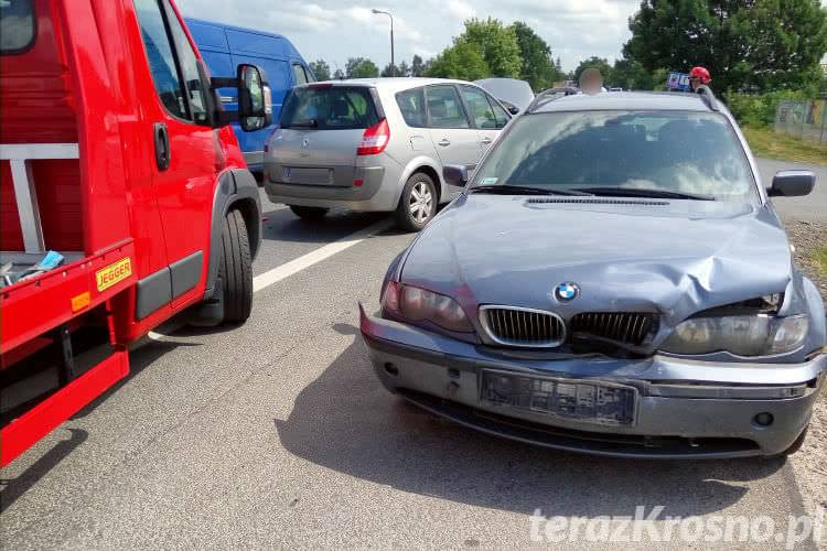 Krosno. Dwie kolizje w jednym miejscu