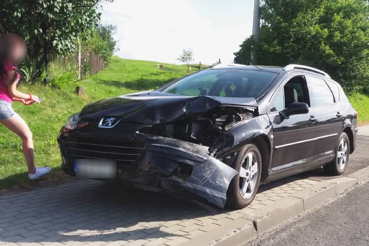 Miejsce Piastowe. Klasyczne najechanie na tył