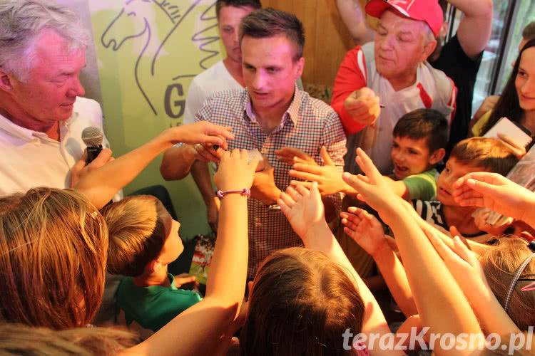Sławomir Peszko spotkał się z kibicami w rodzinnym Jedliczu
