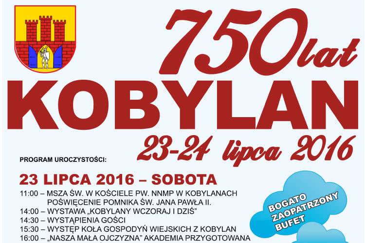 Zaproszenie na 750 lat Kobylan