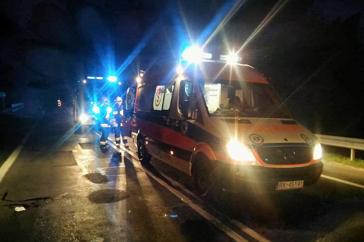 Wypadek w Równem. Potrącony pieszy w poważnym stanie